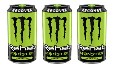 Monster debuts canned line of Rehab Green Tea